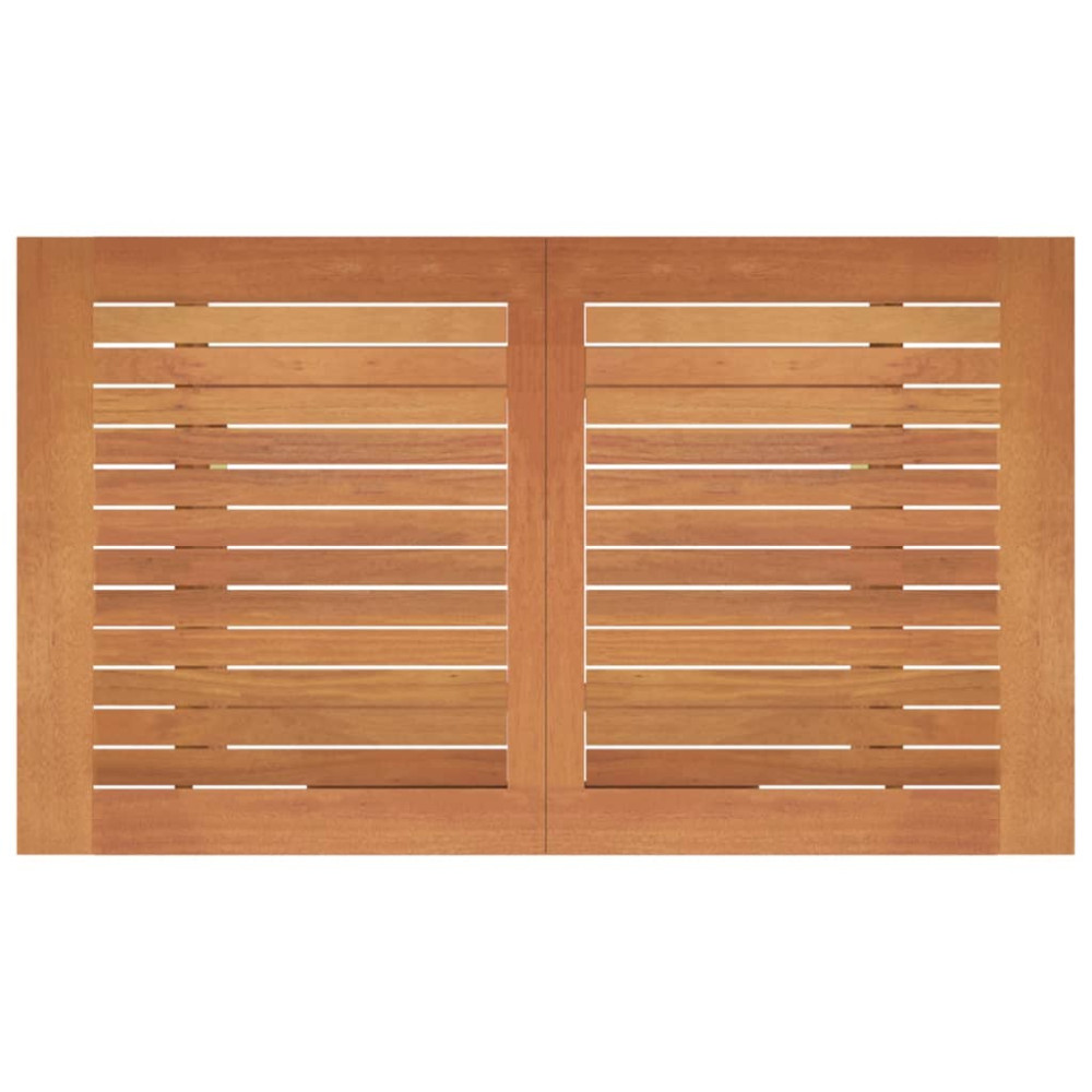 Produktbild för Hopfällbart trädgårdsbord 120x70x75 cm massivt eukalyptusträ