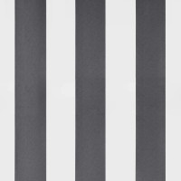 Produktbild för Markis manuellt infällbar antracit&vit 500x350 cm