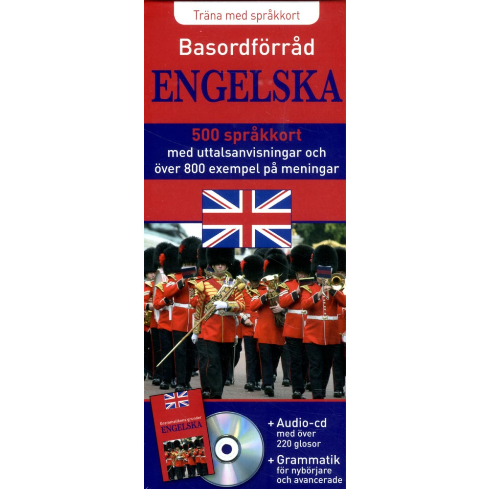 Produktbild för Träna med språkkort Basförråd Engelska (bok)