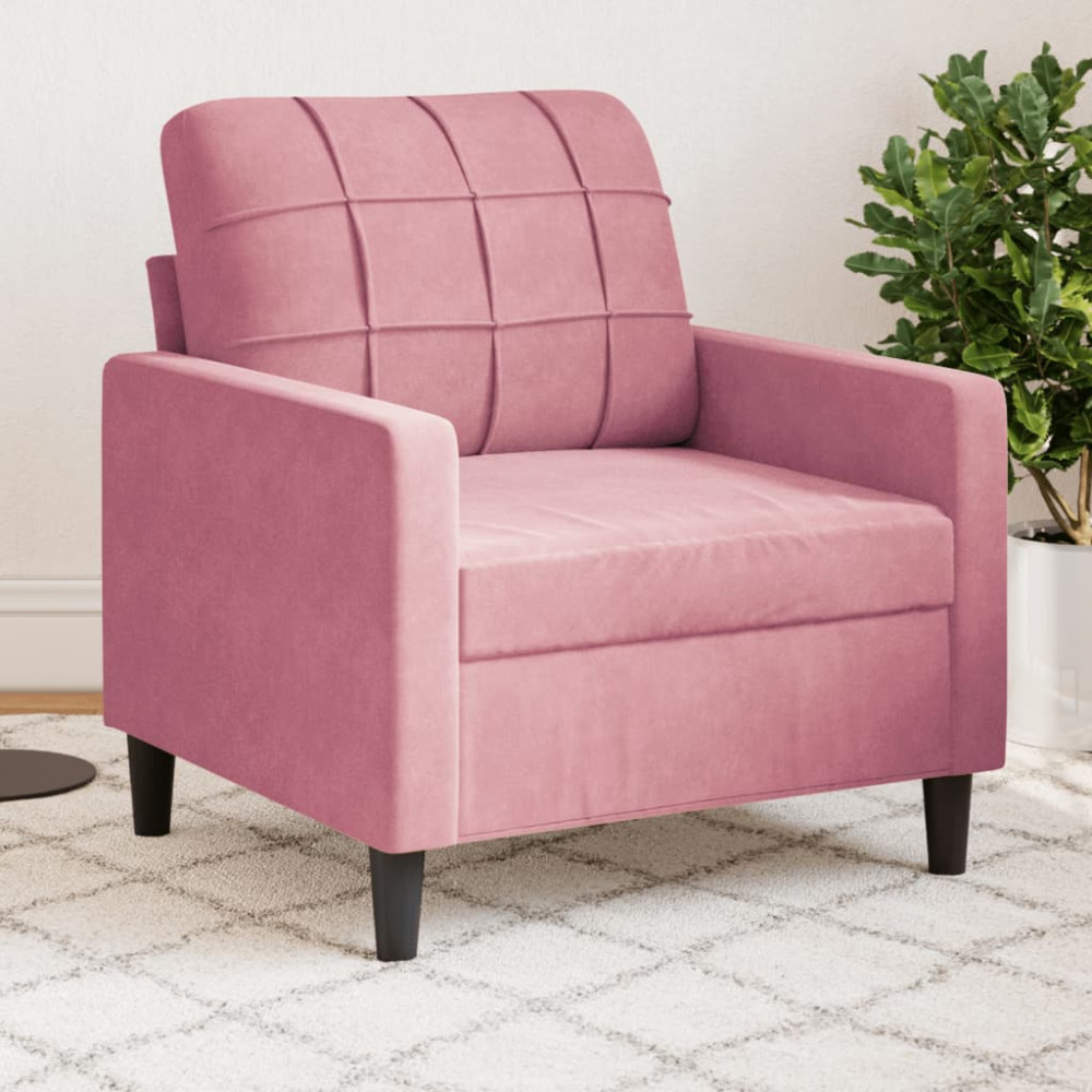 Produktbild för Fåtölj Rosa 60 cm sammet
