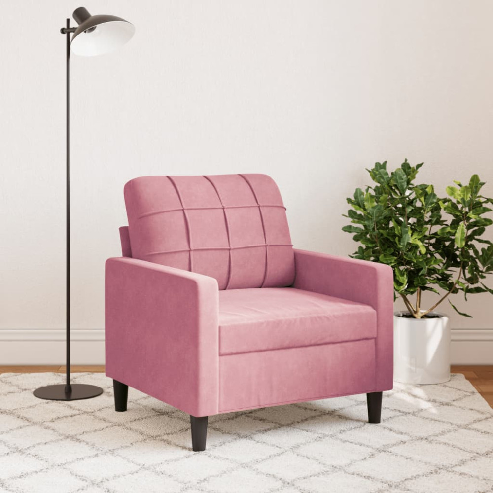 Produktbild för Fåtölj Rosa 60 cm sammet