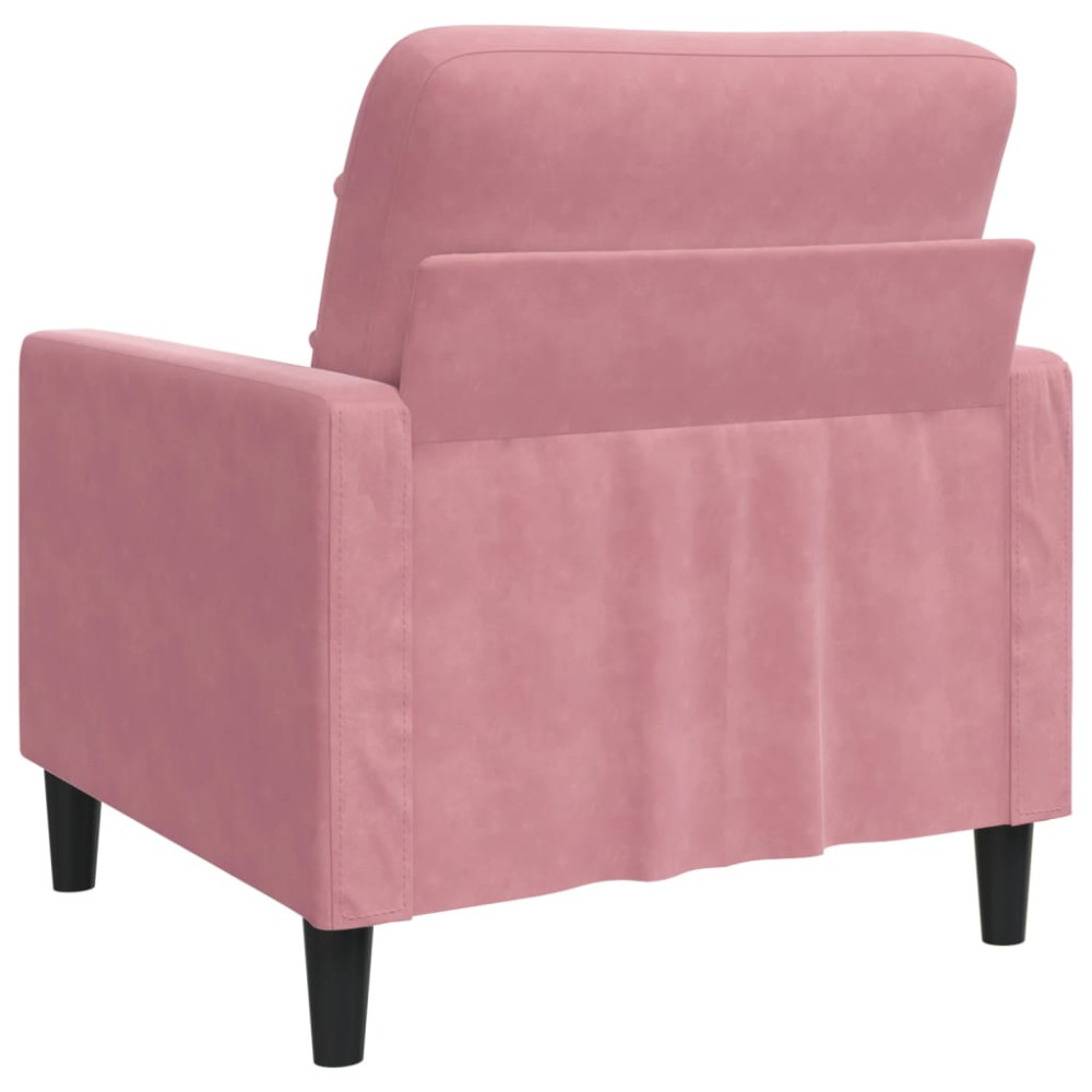 Produktbild för Fåtölj Rosa 60 cm sammet