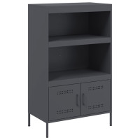 Produktbild för Högskåp antracit 68x39x113 cm stål
