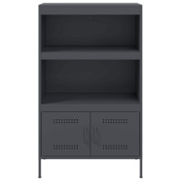 Produktbild för Högskåp antracit 68x39x113 cm stål