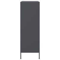 Produktbild för Högskåp antracit 68x39x113 cm stål