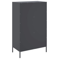 Produktbild för Högskåp antracit 68x39x113 cm stål