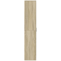Produktbild för Högskåp sonoma-ek 70x35x180 cm konstruerat trä