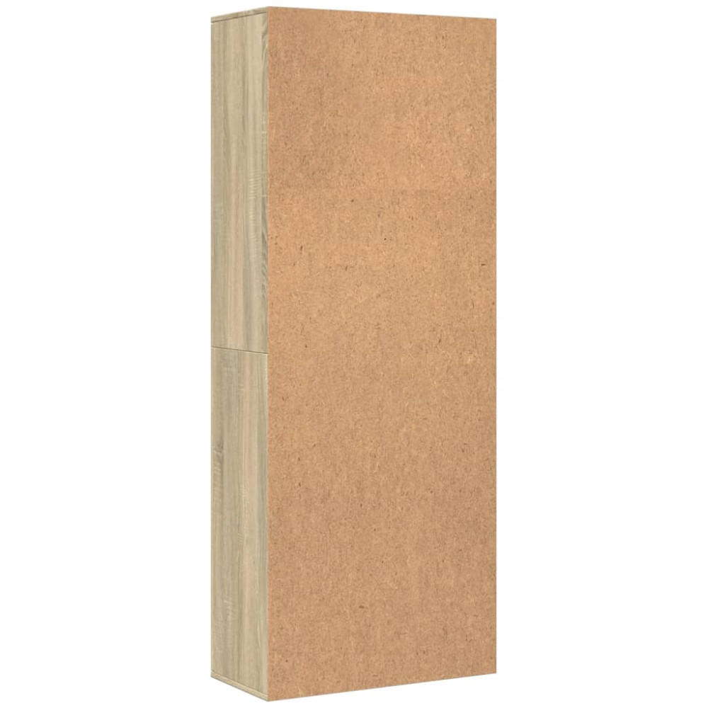 Produktbild för Högskåp sonoma-ek 70x35x180 cm konstruerat trä