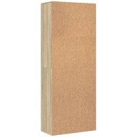 Produktbild för Högskåp sonoma-ek 70x35x180 cm konstruerat trä