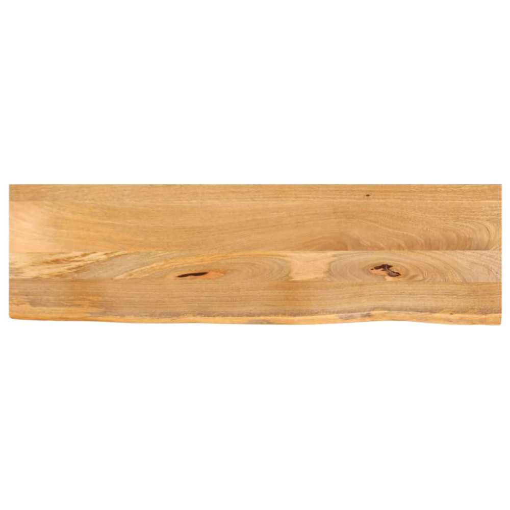 Produktbild för Bordsskiva 120x40x3,8 cm levande kant massivt mangoträ