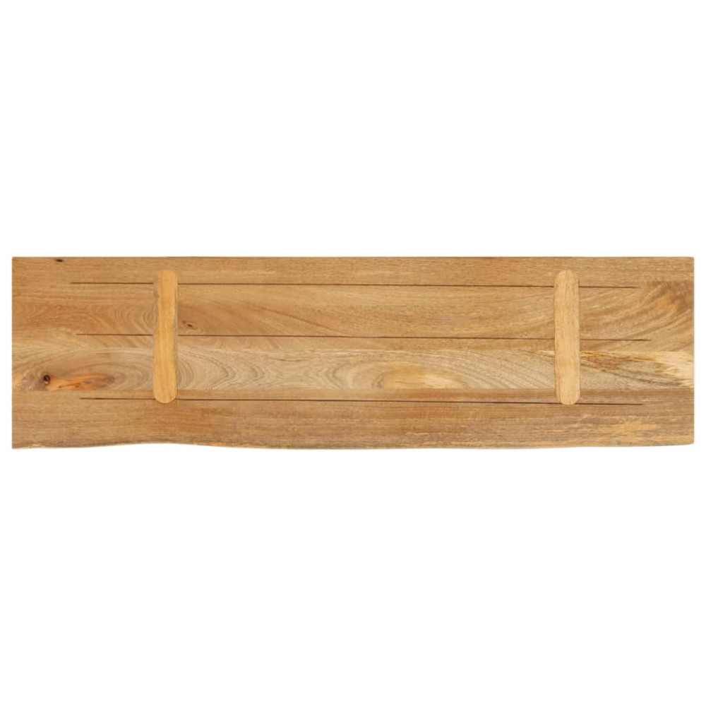 Produktbild för Bordsskiva 120x40x3,8 cm levande kant massivt mangoträ