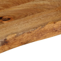 Produktbild för Bordsskiva 120x40x3,8 cm levande kant massivt mangoträ