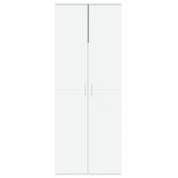 Produktbild för Högskåp vit 70x35x180 cm konstruerat trä