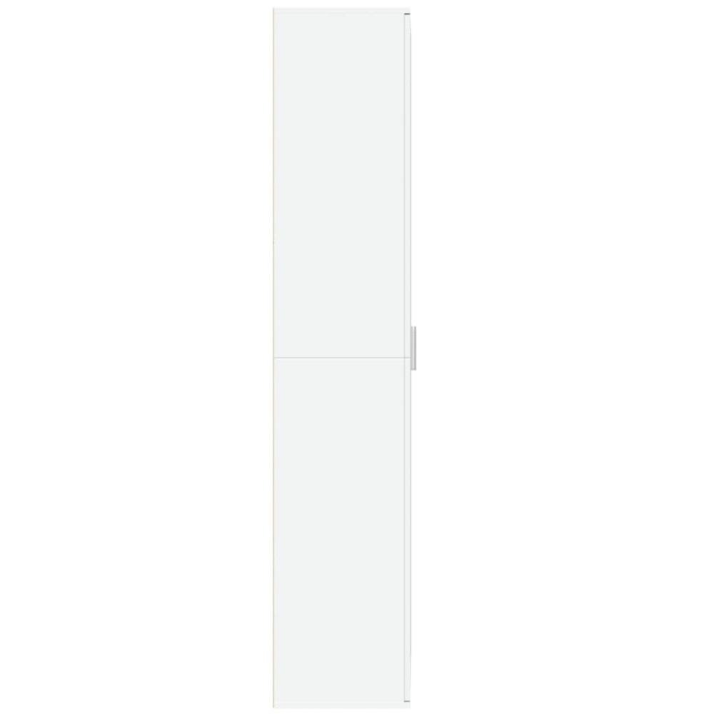 Produktbild för Högskåp vit 70x35x180 cm konstruerat trä