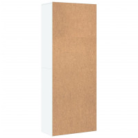 Produktbild för Högskåp vit 70x35x180 cm konstruerat trä