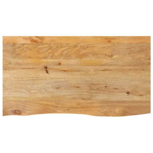 vidaXL Bordsskiva 110x60x3,8 cm levande kant massivt mangoträ
