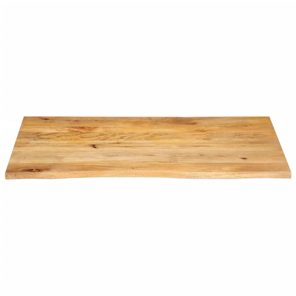 Produktbild för Bordsskiva 110x60x3,8 cm levande kant massivt mangoträ