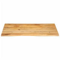 Produktbild för Bordsskiva 110x60x3,8 cm levande kant massivt mangoträ