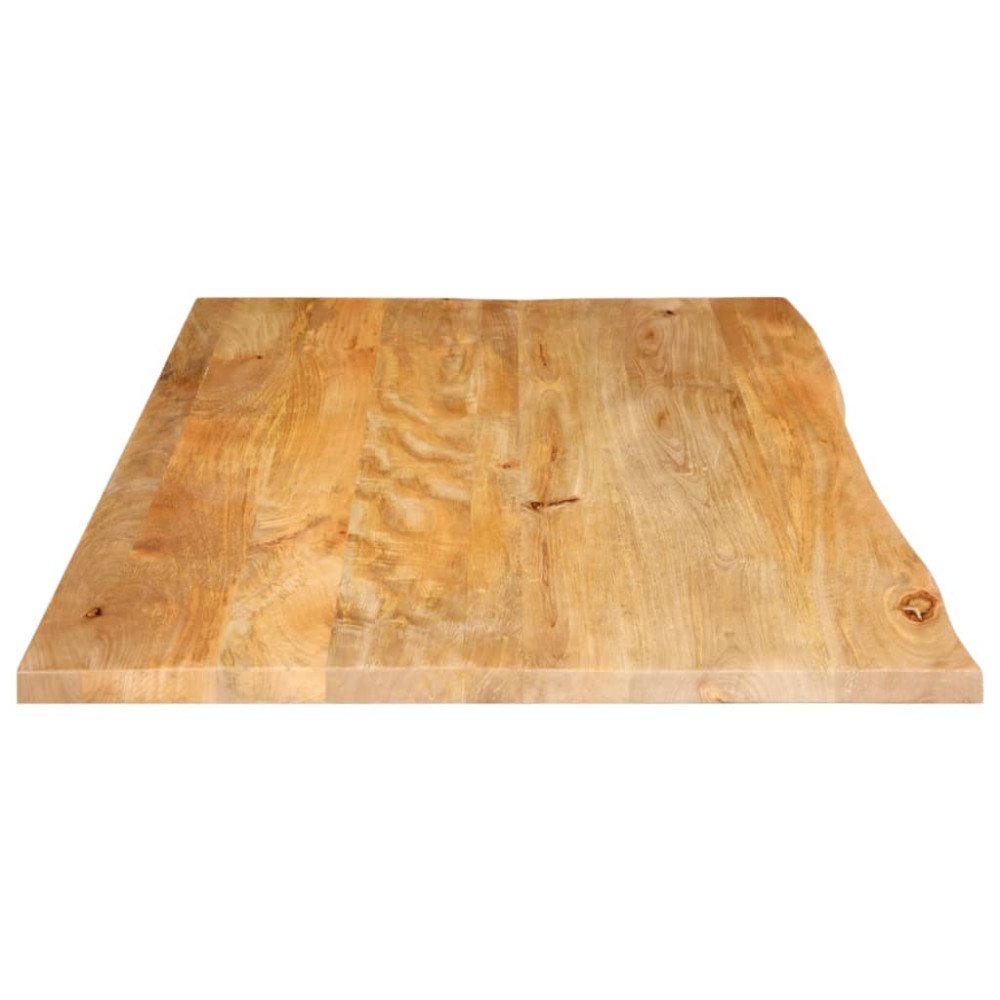 Produktbild för Bordsskiva 110x60x3,8 cm levande kant massivt mangoträ