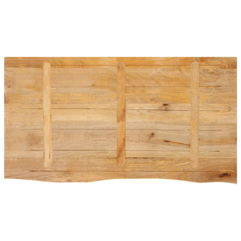 Produktbild för Bordsskiva 110x60x3,8 cm levande kant massivt mangoträ