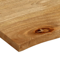 Produktbild för Bordsskiva 110x60x3,8 cm levande kant massivt mangoträ