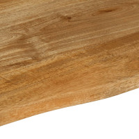 Produktbild för Bordsskiva 110x60x3,8 cm levande kant massivt mangoträ