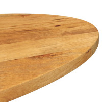 Produktbild för Bordsskiva 90x40x2,5 cm oval massivt mangoträ