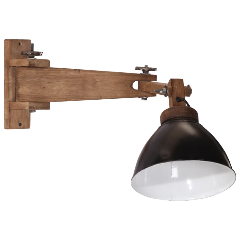 Produktbild för Vägglampa 25 W svart E27