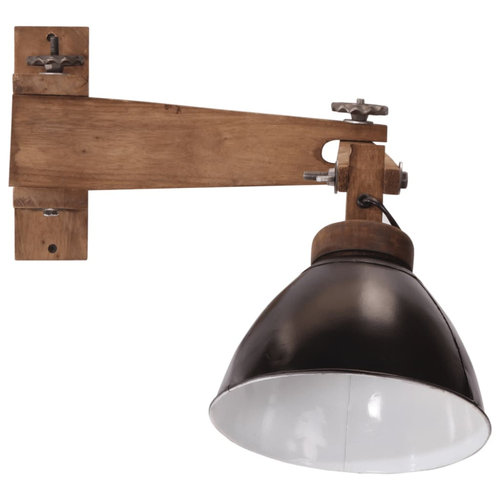 Produktbild för Vägglampa 25 W svart E27
