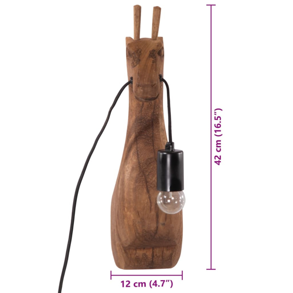 Produktbild för Vägglampa djurformad 25 W 12x12x42 cm E27