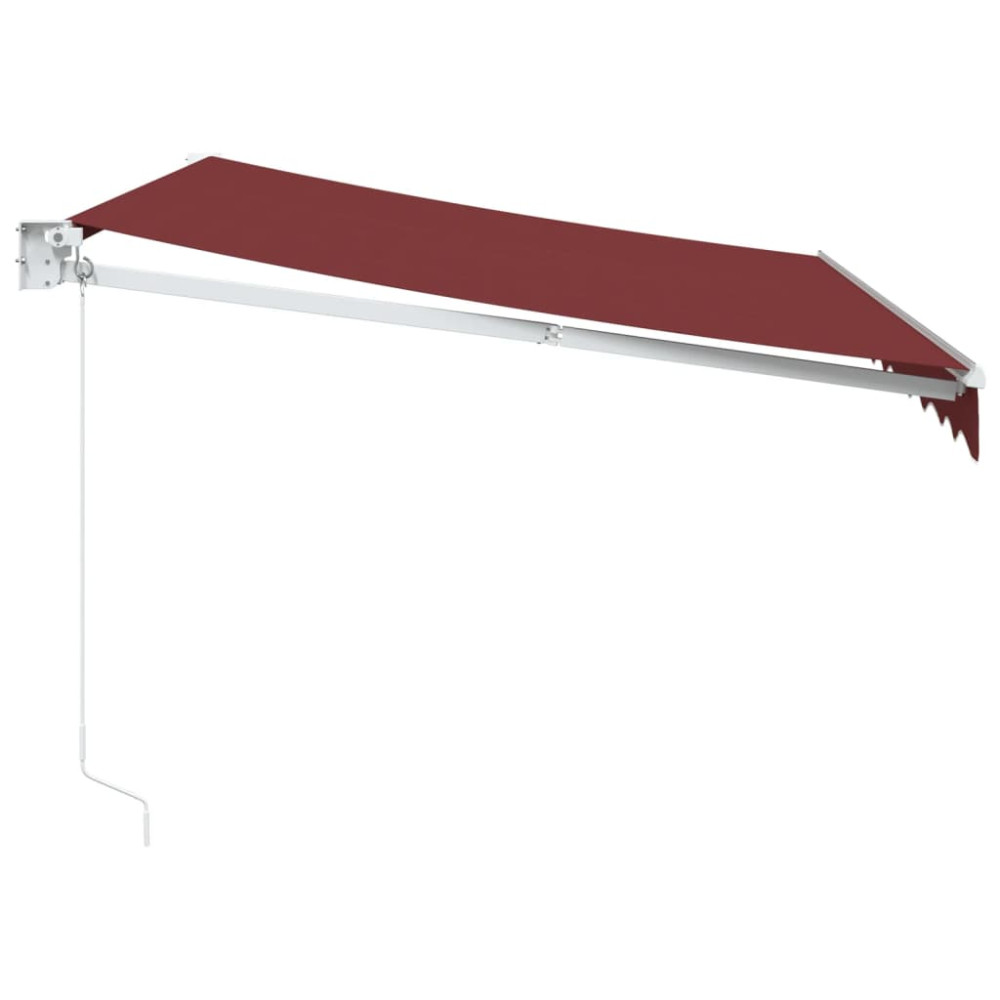 Produktbild för Markis manuellt infällbar vinröd 300x250 cm