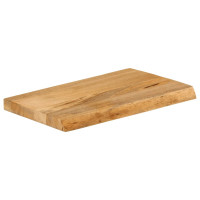 Produktbild för Bordsskiva 40x20x2,5 cm levande kant massivt mangoträ