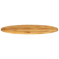 Produktbild för Bordsskiva 140x50x3,8 cm oval massivt mangoträ