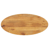 Produktbild för Bordsskiva 110x50x2,5 cm oval massivt mangoträ