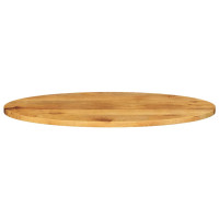 Produktbild för Bordsskiva 110x50x2,5 cm oval massivt mangoträ