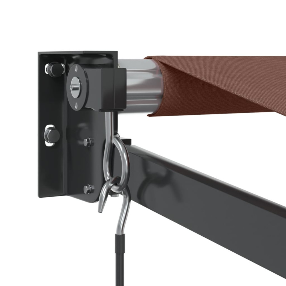 Produktbild för Markis manuellt infällbar 300x250 cm brun
