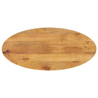 Produktbild för Bordsskiva 100x40x2,5 cm oval massivt mangoträ