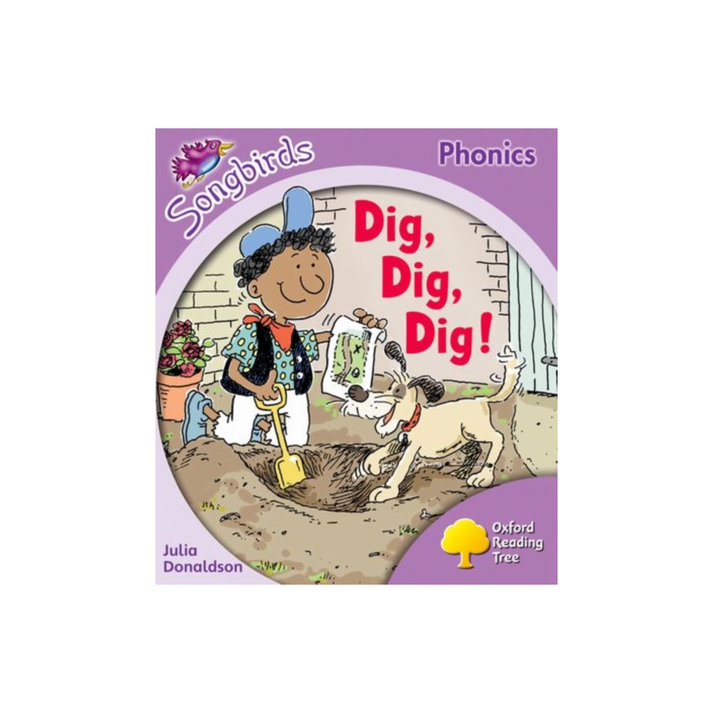 Produktbild för Oxford Reading Tree Songbirds Phonics: Level 1+: Dig, Dig, Dig! (häftad, eng)