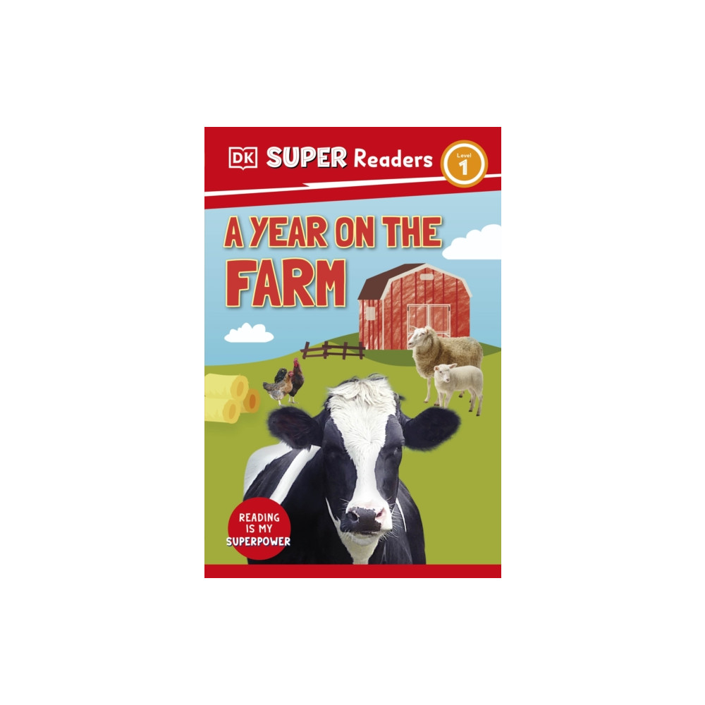 Produktbild för DK Super Readers Level 1 A Year on the Farm (häftad, eng)