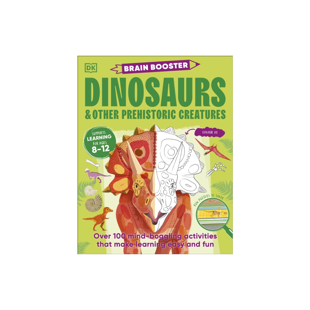 Produktbild för Brain Booster Dinosaurs and Other Prehistoric Creatures (häftad, eng)