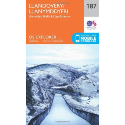 Ordnance Survey Llandovery, Llanwrtyd Wells and Llyn Brianne