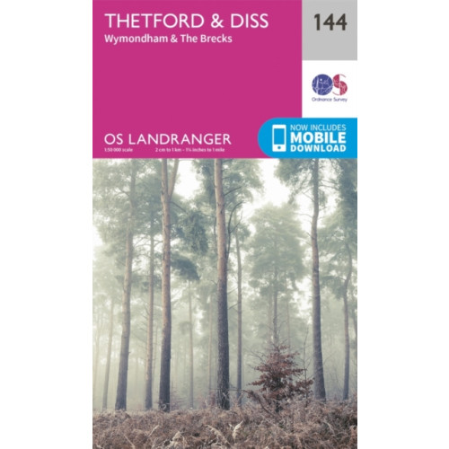 Ordnance Survey Thetford & Diss, Breckland & Wymondham