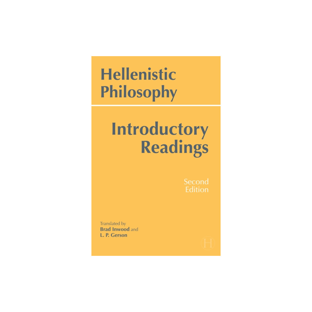 Produktbild för Hellenistic Philosophy (häftad, eng)