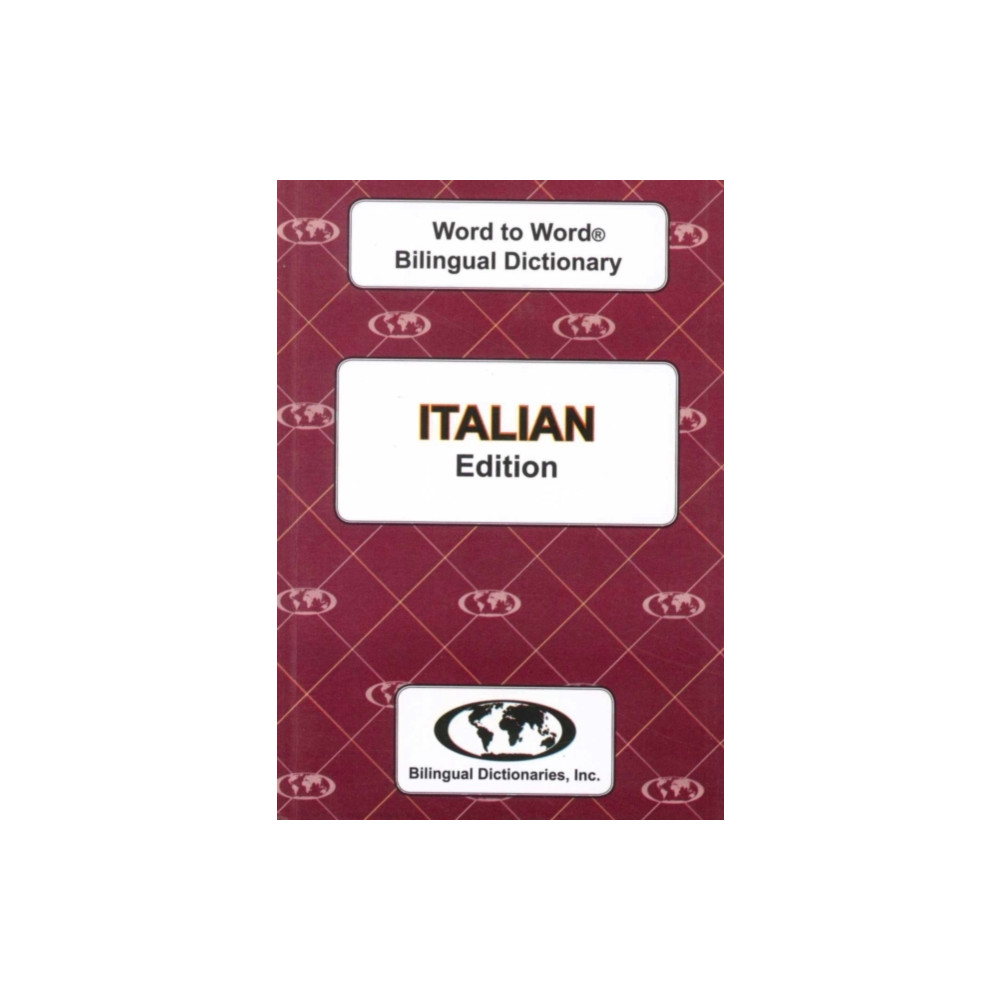 Produktbild för English-Italian & Italian-English Word-to-Word Dictionary (häftad, eng)