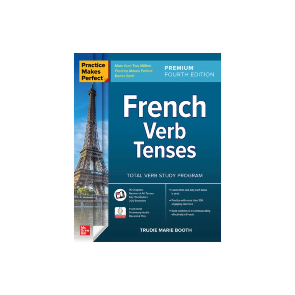 Produktbild för Practice Makes Perfect: French Verb Tenses, Premium Fourth Edition (häftad, eng)