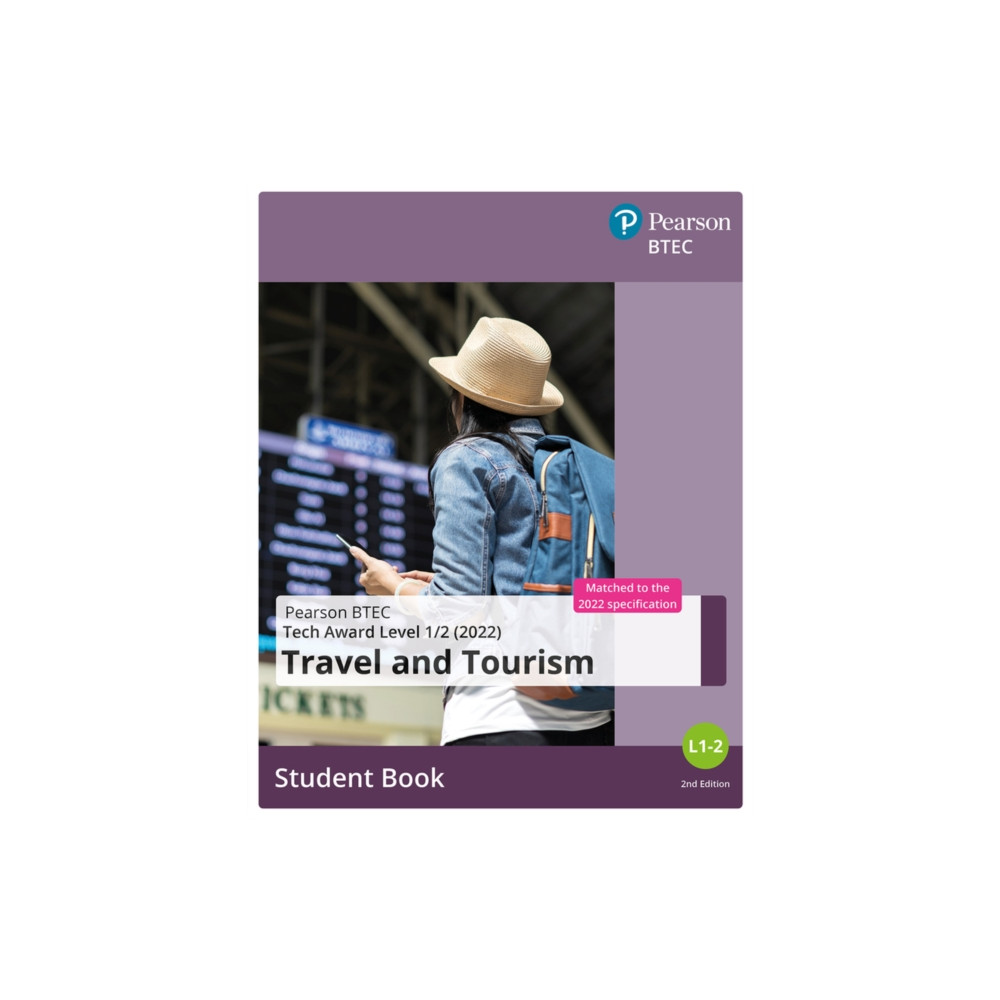 Produktbild för BTEC Tech Award 2022 Travel and Tourism  Student Book (häftad, eng)