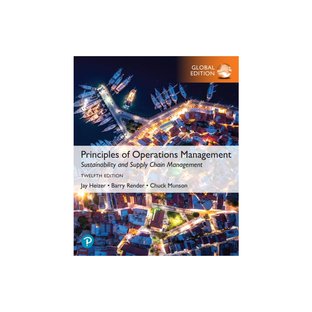 Produktbild för Principles of Operations Management: Sustainability and Supply Chain Management, Global Edition (häftad, eng)