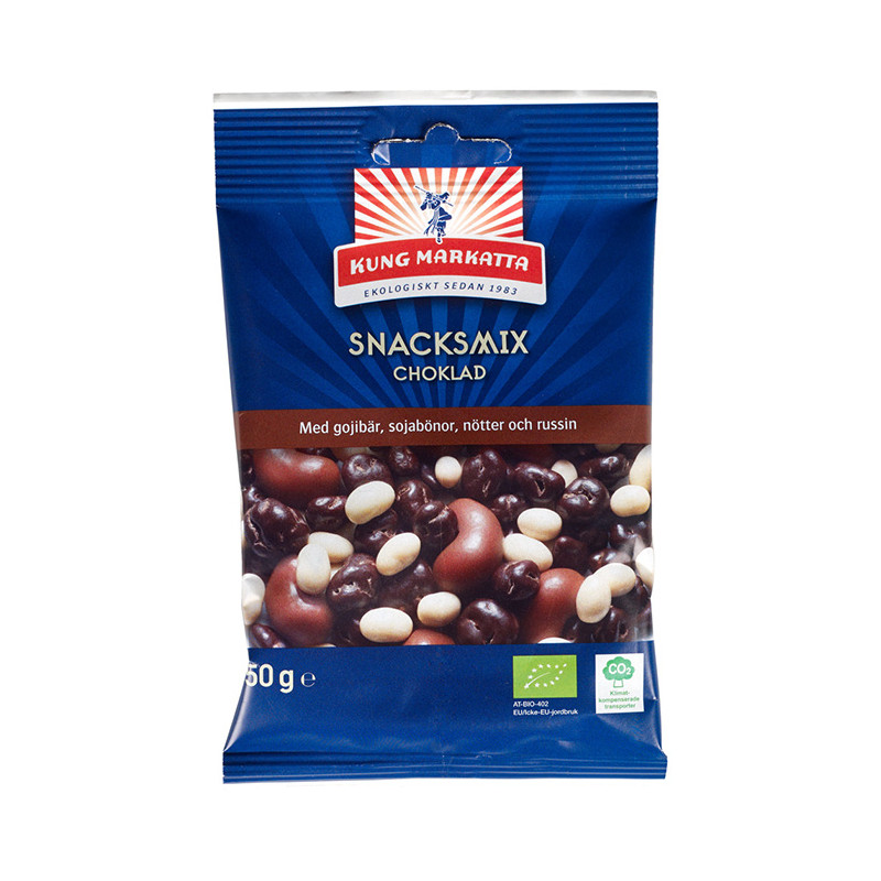 Produktbild för Snacksmix Choklad 50g EKO