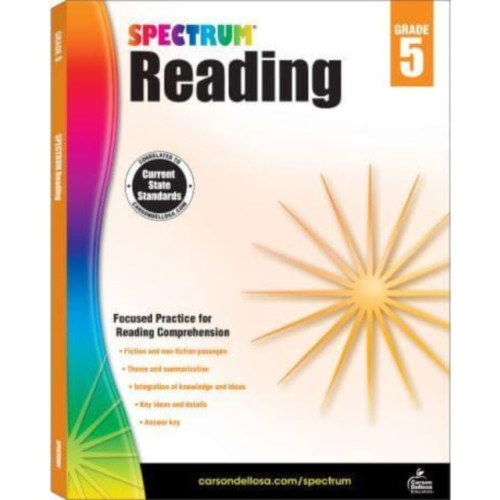 Carson Dellosa Spectrum Reading Workbook Grade 5 (häftad, eng)