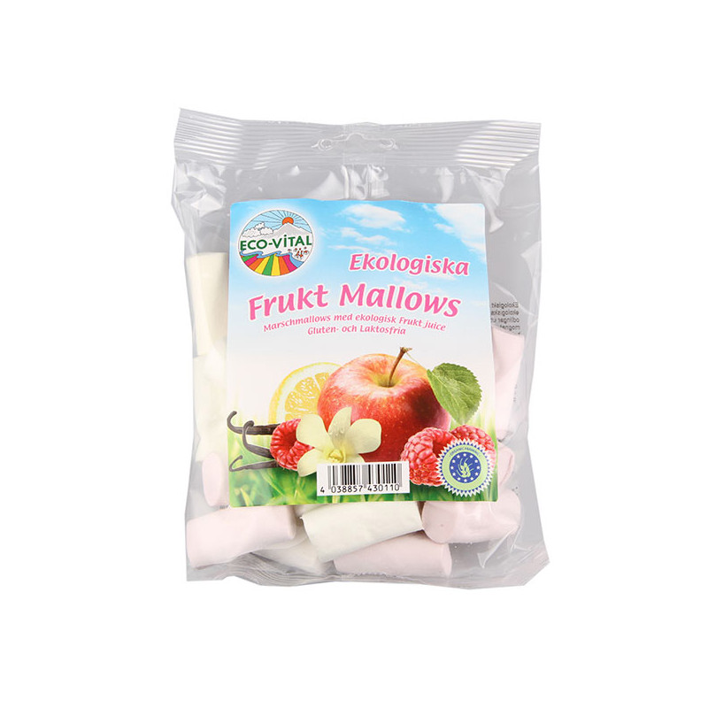 Produktbild för Marshmallows Frukt 90g EKO